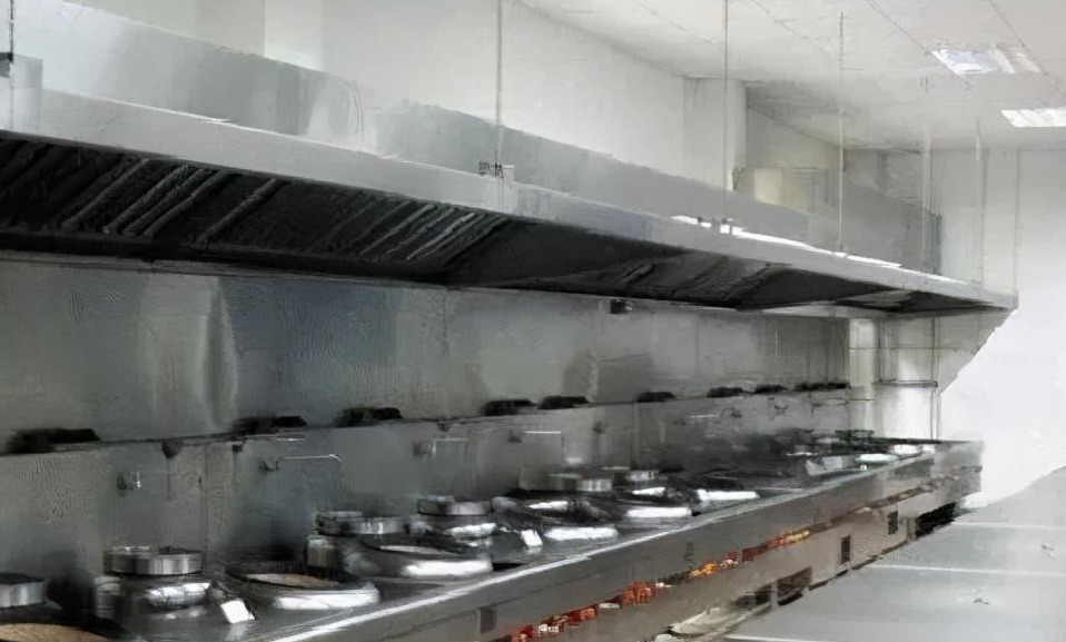 德阳高校食堂油烟机清洗案例